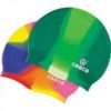 Cosco Silicone Multi Color Swimming Cap Green