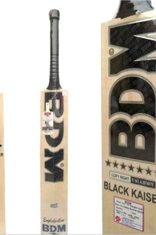 BDM Black Kaiser English Willow Cricket Bat