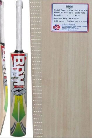 BDM Graphite English Willow Cricket Bat