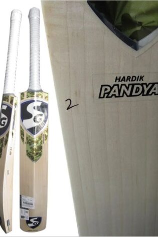 SG HP 33 Hardik Pandya English Willow Cricket Bat Round Toe